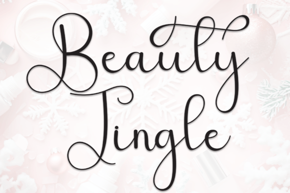 Beauty Jingle Font: Infuse Your Crafts with Radiant Handwritten Charm