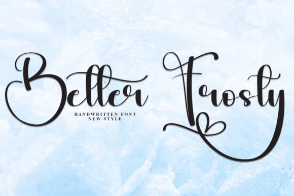 Better Frosty: A Warm and Whimsical Font for Real Branding Projects