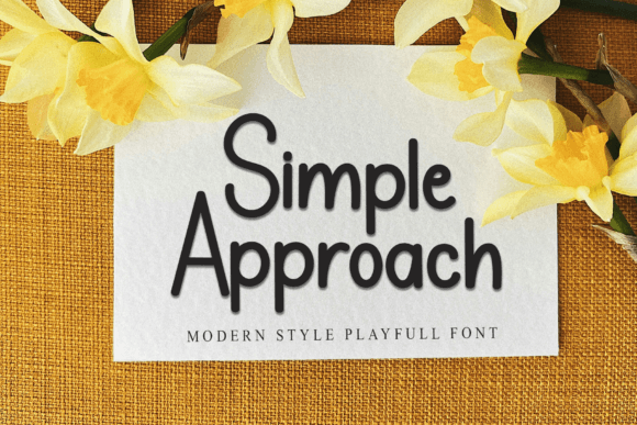 Bringing a Friendly Feel to Your Projects with Simple Approach Font