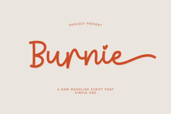 Burnie: The Friendly Script Font for Your Small Business