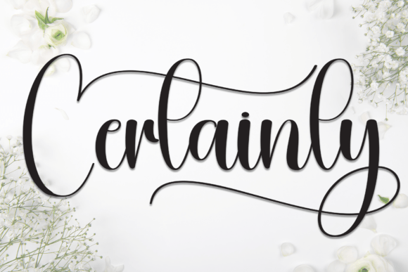 Certainly: A Script Font with Quiet Confidence