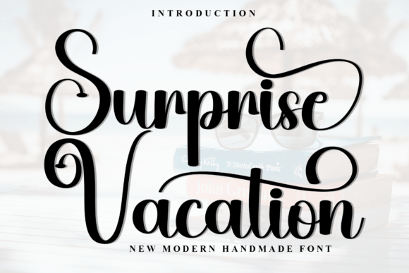 Crafting Beautiful Products with the Surprise Vacation Font