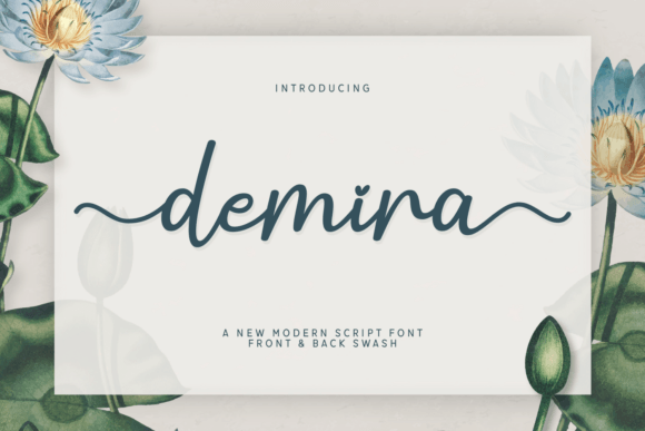 Demira: An Elegant Script Font for Your Creative Projects