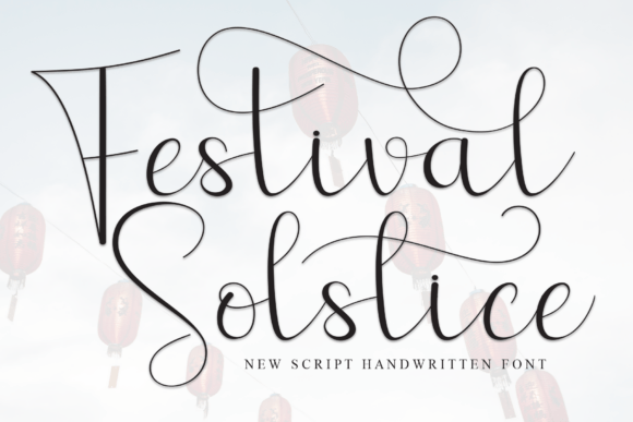 Enhance Your Brand with Festival Solstice Font