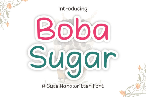 Enhance Your Web Design with Boba Sugar Font