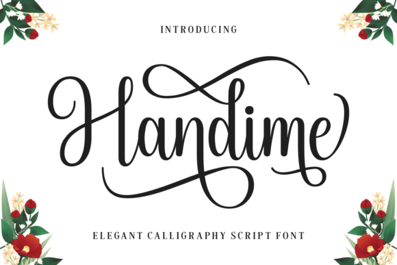 Handime: An Elegant Script Font for Branding Projects