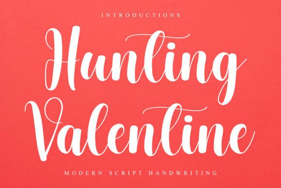 Hunting Valentine: The Script Font That Feels Like a Confident Signature