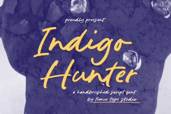 Indigo Hunter: A Script Font Built for Bold, Modern Projects
