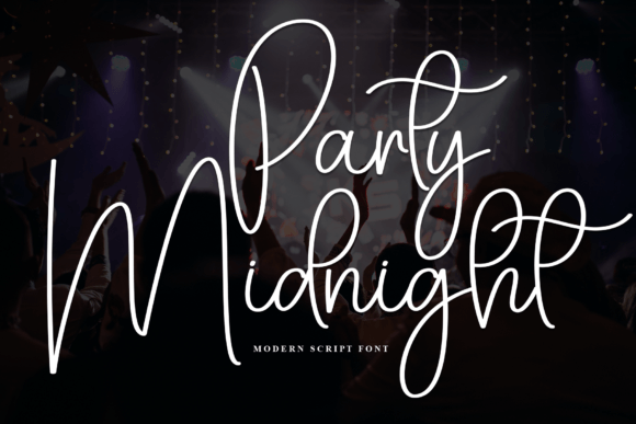 Party Midnight is the Handwritten Script Font Your Brand Story Deserves