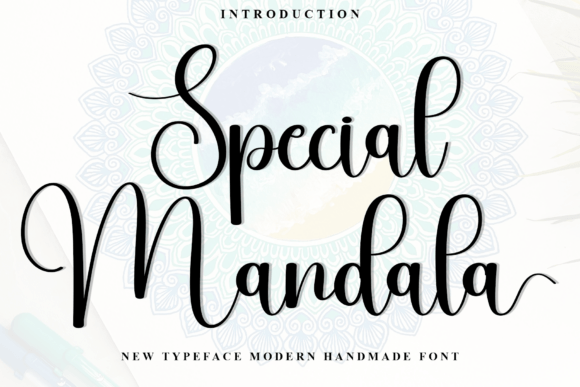 Special Mandala: A Font That Makes Promotional Design Feel Personal