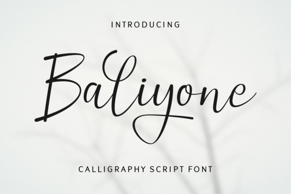 The Baliyone Font: Elegance for Editorial Design