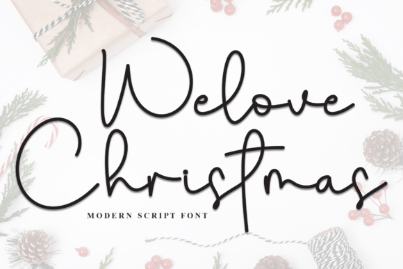 Welove Christmas: The Festive Font for Your Holiday Campaigns