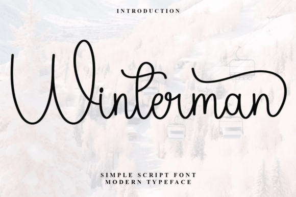 Winterman: A Font That Brings Editorial Magic to Your Pages
