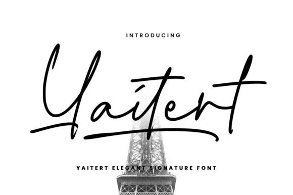 Yaitert: A Brush-Style Typeface for Brands with Character